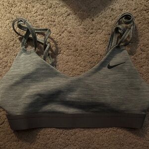 Nike Women's Heathered Gray Sports Bra